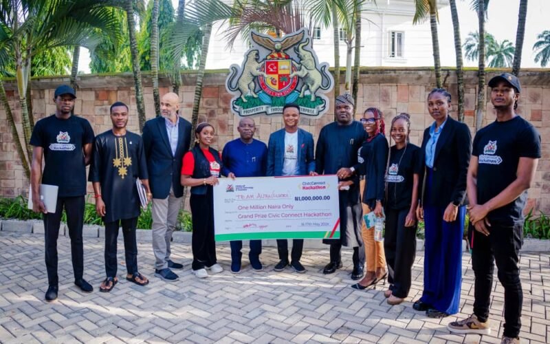 Gov. Otti Encourages Innovation, Urges Champions Of The State Hackathon To Work With The Government Team