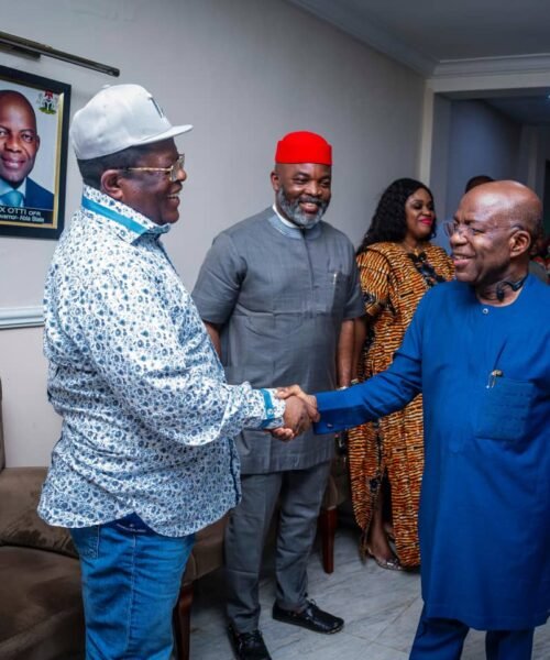 Engr. Dave Umahi Commends Gov. Otti For Reconstructing Federal Roads In Abia