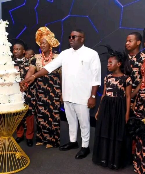 Governor Otti Celebrates Rev. Okezie At 50