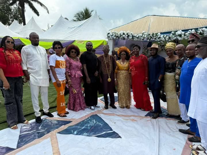 Ikenna Ukwa Rejoices With Uche Ogboso & Wife On Their Wedding/Trading Marriage Ceremony 2 FB IMG 1753023422822