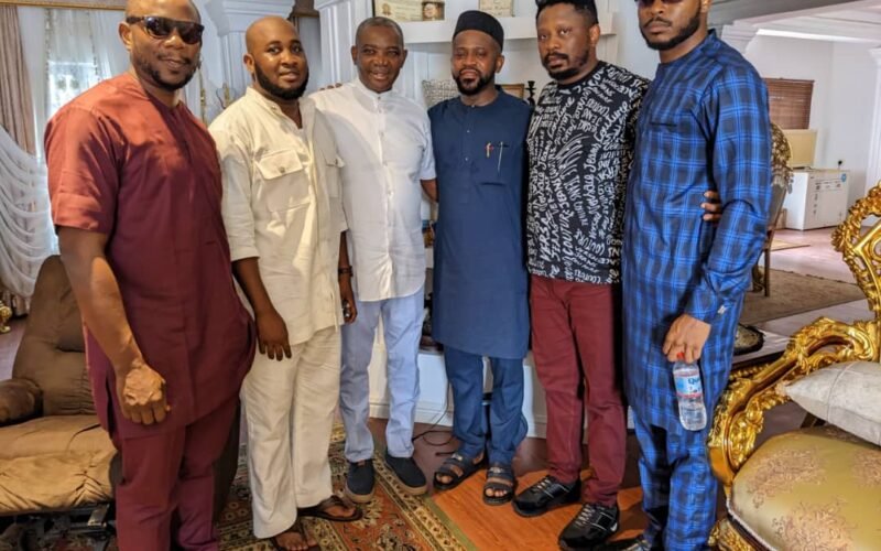 Ikenna Ukwa Pays Familiarization Visit To Chief Uba Obasi