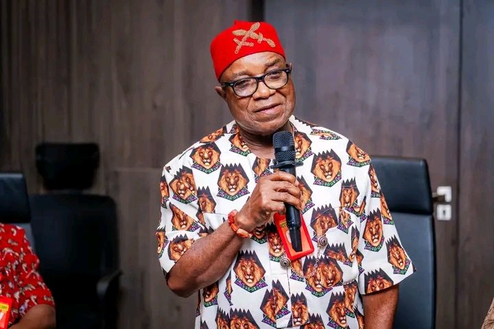 Institute Good Leadership In Our Communities, Gov. Otti Charges Dev. Union Leaders 2 1755747796464