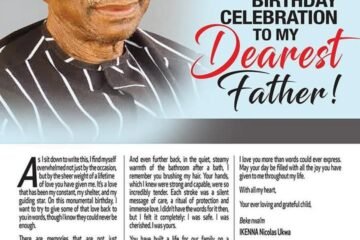 Hon. Chief Ikenna Ukwa Celebrates Father At 80