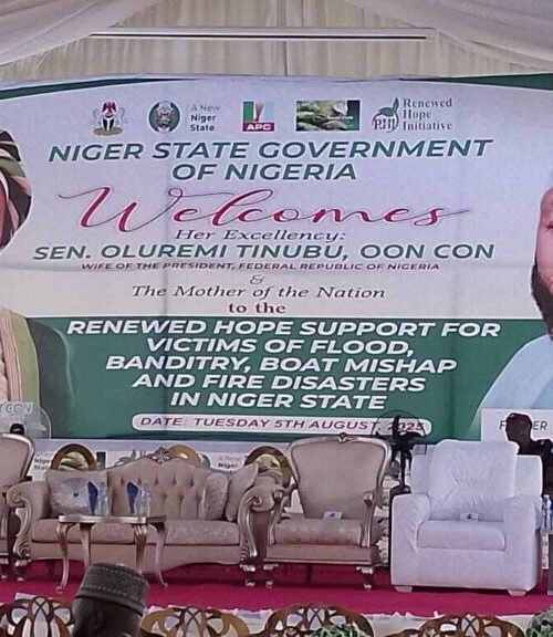 Nigerian’s First Lady, Remi Tinubu Donates N1 Billion To Niger Flood Victims