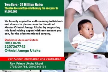 An Appeal For Medical Help: Re: Othniel Chimdiomimi-Amogu Ukoha For Cochlear Implant – Presbyterian Reverend Cries Out For Help