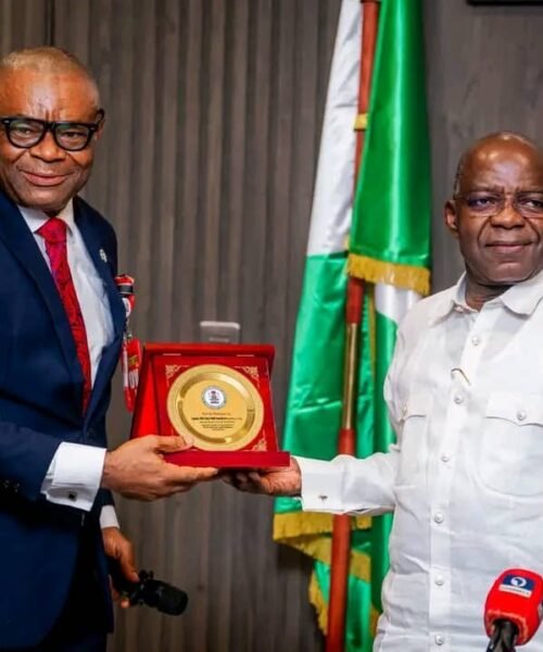 Gov. Otti Assures Of Working With Federal Government To Reduce The Proliferation Of Arms And Weapons