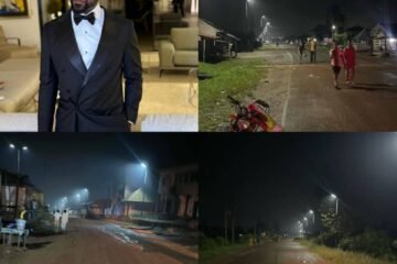 Breaking: Ikenna Ukwa Lightens Isu, Ihechiowa & Ututu Communities With Solar Powered Street Lights