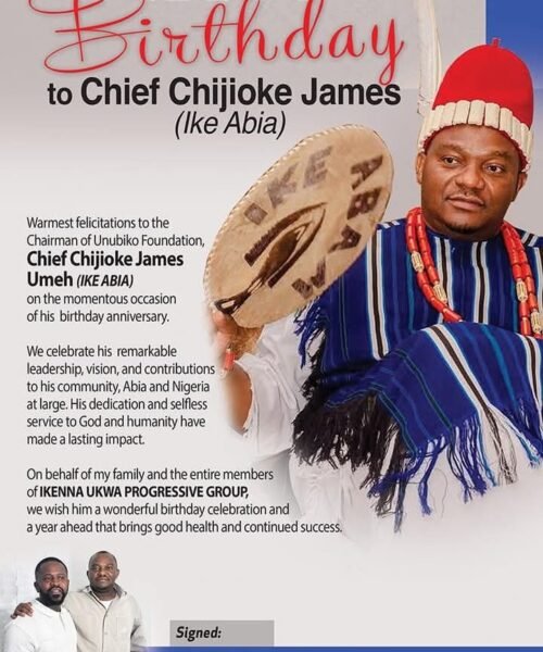 Chief Ikenna Ukwa Felicitates With Chief Chijioke James(Ike ABIA) On The Occasion Of His Birthday