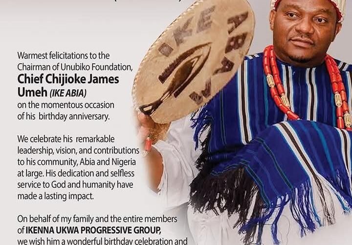 Chief Ikenna Ukwa Felicitates With Chief Chijioke James(Ike ABIA) On The Occasion Of His Birthday