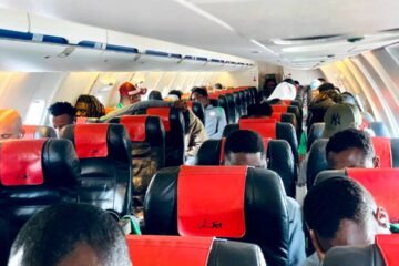 Super Eagles Finally Arrive Uyo After Aircraft Issue In Angola