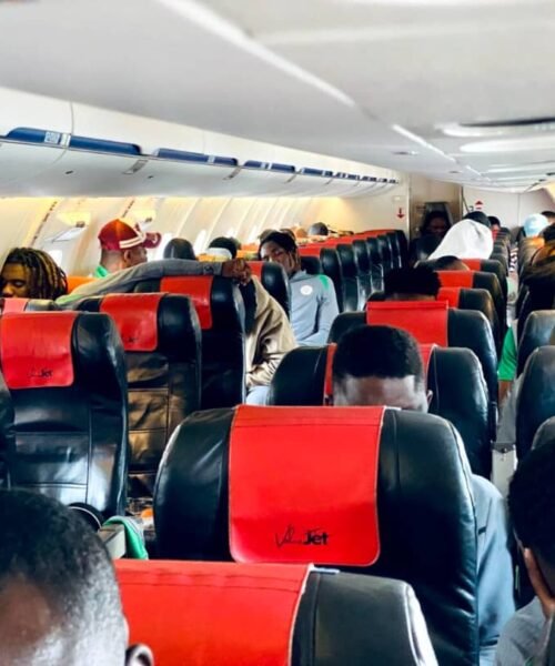 Super Eagles Finally Arrive Uyo After Aircraft Issue In Angola