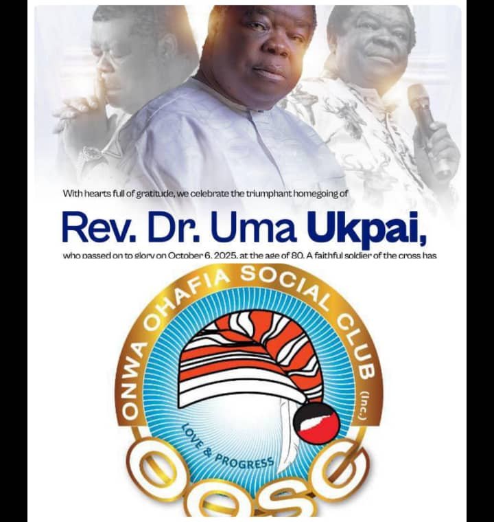 Onwa Ohafia Social Club Mourn The Demise Of God's Own General Rev. Dr. Uma Ukpai 2 IMG 20251014 WA0020