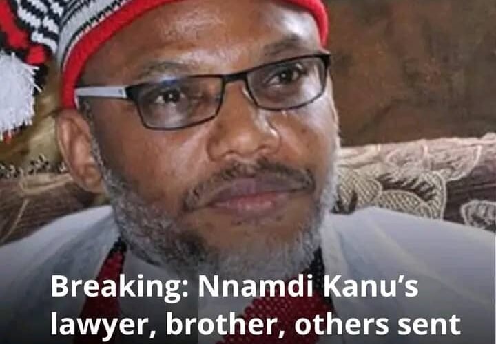 Nnamdi Kanu’s Lawyer, Brother, Others Sent To Kuje Prison, Details Emerge