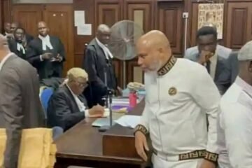 “I Am Defending Myself Because My Lawyers Are Too Afraid To Mention Names; When I’m Done With Nigeria, Then I Can Die In Peace” – Nnamdi Kanu Declares
