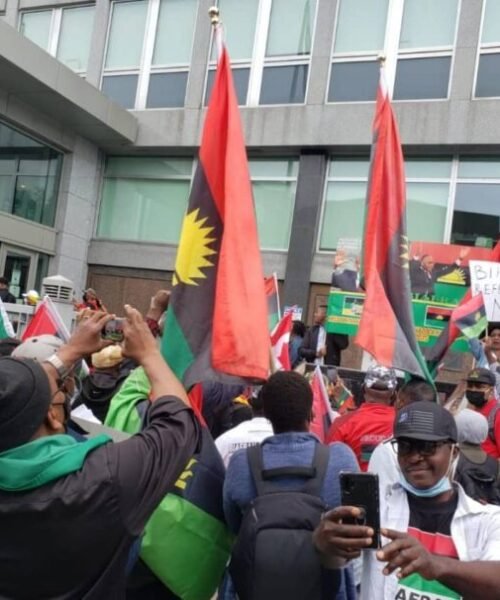 IPOB Mobilises Members For Mass Protest In U.S To ‘Stop FG’s Delegation’