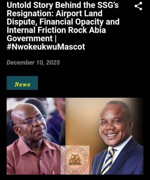 The Rise Of Manufactured Narratives In Abia Politics: How Mischief-Makers Distort Facts About Gov. Otti & Actual Records – By Prof Chukwuemeka Ifegwu Eke