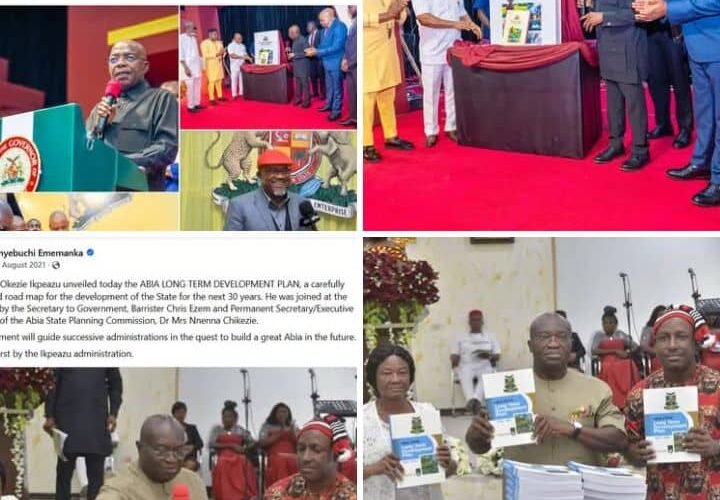 Two Long-Term Roadmaps, Two Governance Philosophies: What Abia Learned From Ikpeazu’s Plan – And Why Otti’s 25-Year Strategy Is Structurally  Different- By Prof Chukwuemeka Ifegwu Eke
