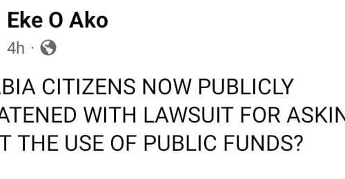 When Accountability Meets Courtrooms: The Alex Otti Defamation Suit And The Health Of Abia Political Discourse – By Prof Chukwuemeka Ifegwu Eke