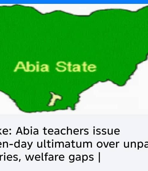 Seven-Day Ultimatum, Rapid Engagement As Teachers’ Welfare Is Top Agenda – By Prof Chukwuemeka Ifegwu Eke