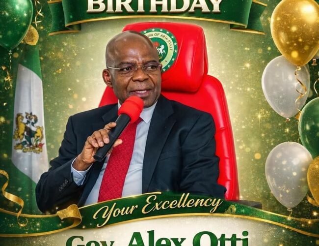 A Happy 61st Birthday Celebration To Governor Alex Otti From Hon. Ikenna Nicolas Ukwa