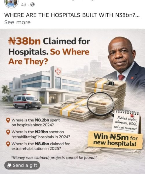 Where Are The Hospitals? – They Are In Abia, Not In Your Social Media Propaganda- By Prof Chukwuemeka Ifegwu Eke