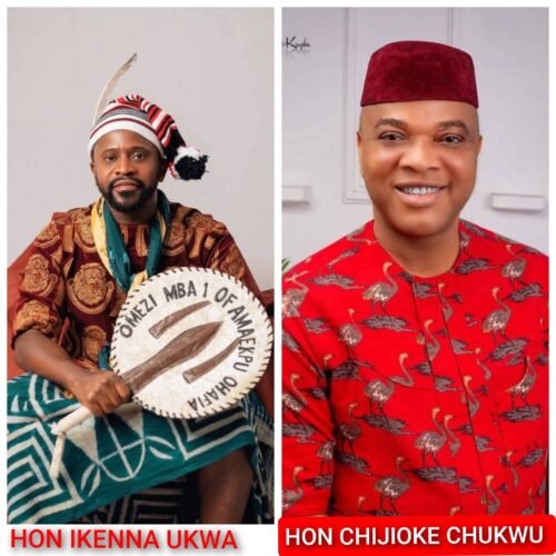 Ikenna Ukwa Felicitates Hon Chijioke Chukwu On His Emergence As APC Chairman, Abia State