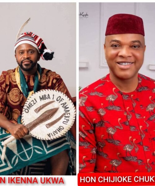 Ikenna Ukwa Felicitates Hon Chijioke Chukwu On His Emergence As APC Chairman, Abia State