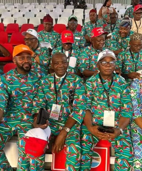 Ikenna Ukwa In Eagles Square For The APC National Convention