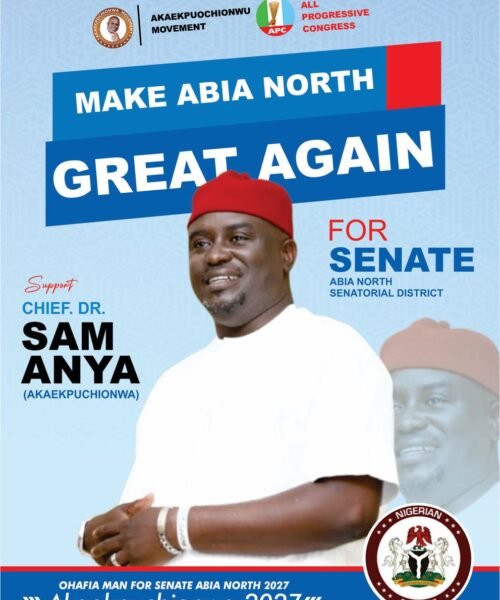 No Automatic Ticket In Abia North- Time For Fairness And Equity In APC – By Comrade Ahamefula Kalu Aki