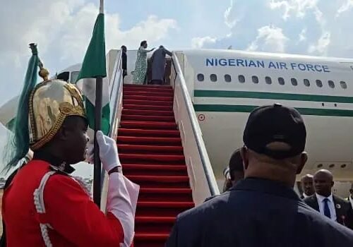 Tinubu, Wife Depart Abuja For UK State Visit