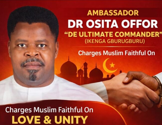 Eid-El-Fitr: Ultimate Commander Charges Muslim Faithful On Love & Unity