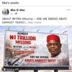About N1Trn “Missing”? – Stop Misleading The Public On Abia’s Finances – By Prof Chukwuemeka Ifegwu Eke