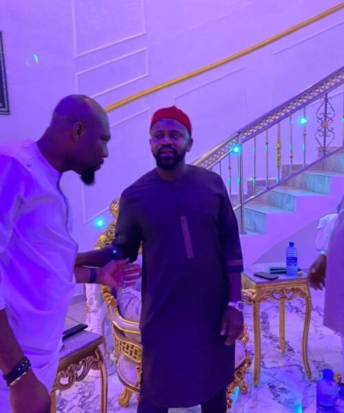 Ikenna Ukwa Pays Courtesy Visit To Chief Ike Okafor