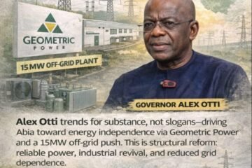 Alex Otti’s Power Gambit: Why Abia’s Energy Push Is More Than A Trend – By Prof Chukwuemeka Ifegwu Eke