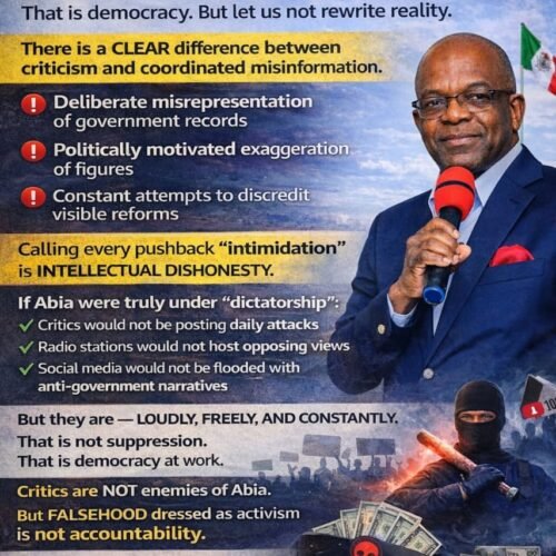 Criticism Is Not The Issue – Distortion Is – By Prof Chukwuemeka Ifegwu Eke