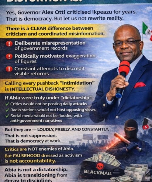 Criticism Is Not The Issue – Distortion Is – By Prof Chukwuemeka Ifegwu Eke