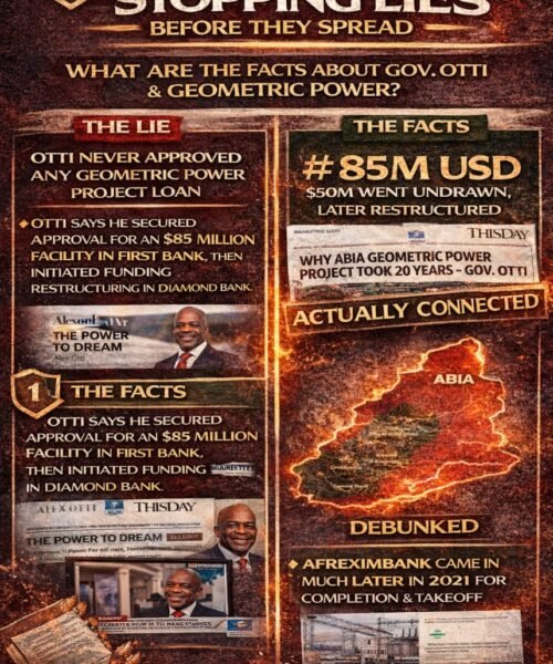 Stopping Lies Before They Spread: The Truth About The Geometric Power Loan Sourcing And Approval – By Prof Chukwuemeka Ifegwu Eke