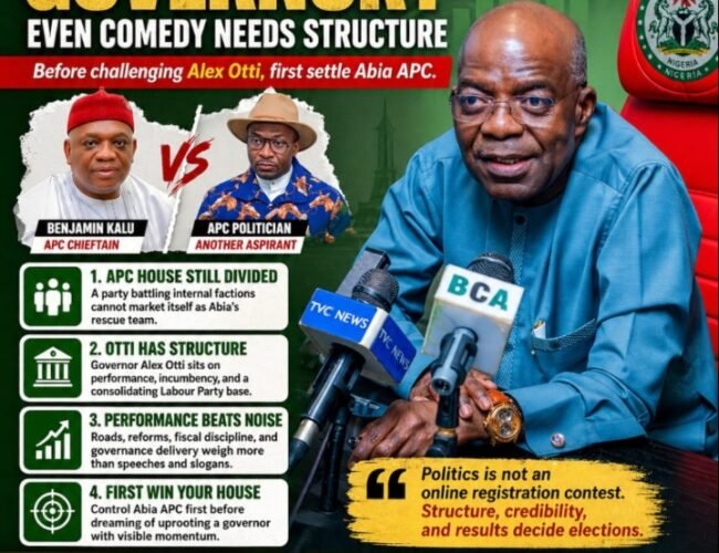 Ben Kalu For Governor? Even Comedy Needs Structure – By Prof Chukwuemeka Ifegwu Eke