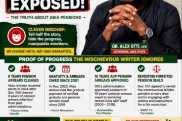 Pension Propaganda Exposed: Why This Attack On Otti Is Clever Mischief, Not Honest Advocacy – By Prof Chukwuemeka Ifegwu Eke