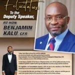 Ikenna Ukwa Felicitates Deputy Speaker On The Occasion Of His Birthday Anniversary