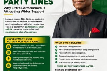 Development Beyond Party Lines: Why Otti’s Performance Is Attracting Wider Support – By Prof Chukwuemeka Ifegwu Eke