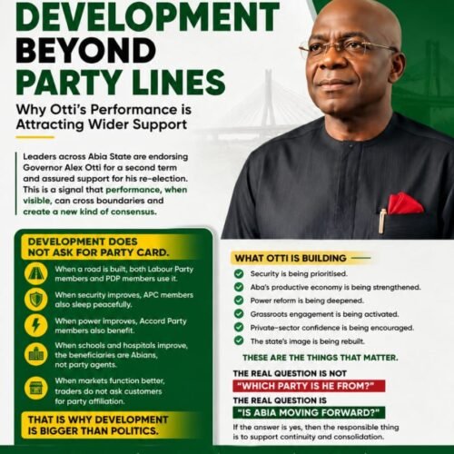 Development Beyond Party Lines: Why Otti’s Performance Is Attracting Wider Support – By Prof Chukwuemeka Ifegwu Eke