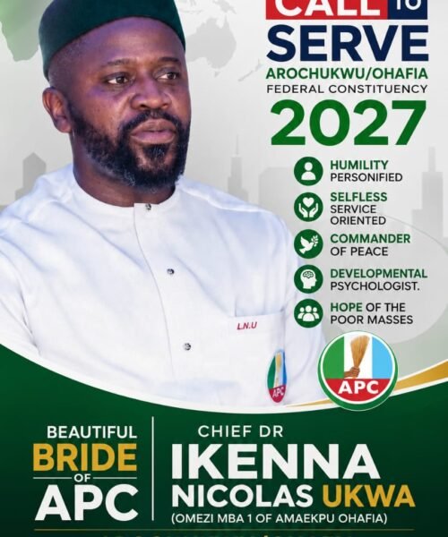 APC Primaries 2027: Ikenna Nicolas Ukwa Officially Declared Winner For Arochukwu/Ohafia Federal Constituency