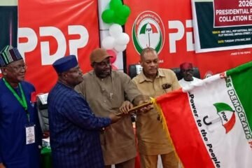 PDP Crisis Deepen As Wike-Led NWC Announces Sandy Onor As Consensus Presidential Candidate, Snubs Jonathan