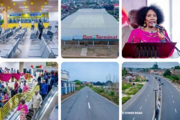 Nnenaya Oti Saved Abia In 2023; Says Gov. Otti As Abians Celebrate Outgoing FUTO VC And Commissioned Road Project- By Ebere Uzoukwa Ph.D (SSA To Governor Otti On Public Affairs)