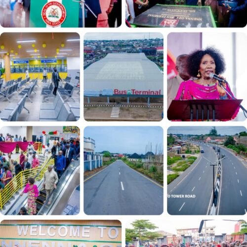 Nnenaya Oti Saved Abia In 2023; Says Gov. Otti As Abians Celebrate Outgoing FUTO VC And Commissioned Road Project- By Ebere Uzoukwa Ph.D (SSA To Governor Otti On Public Affairs)