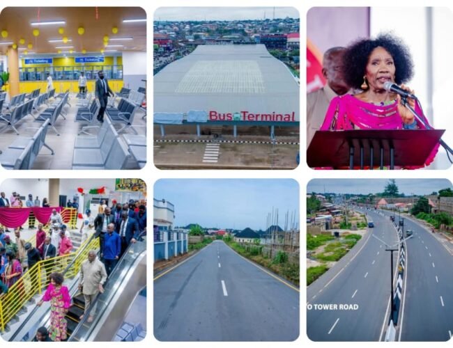 Nnenaya Oti Saved Abia In 2023; Says Gov. Otti As Abians Celebrate Outgoing FUTO VC And Commissioned Road Project- By Ebere Uzoukwa Ph.D (SSA To Governor Otti On Public Affairs)