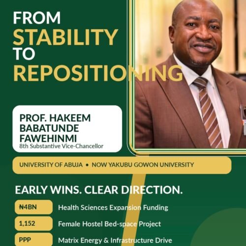 155 Days Of Motion: How Professor Hakeem Babatunde Fawehinmi Is Rebranding The University Of Abuja – By Prof Chukwuemeka Ifegwu Eke