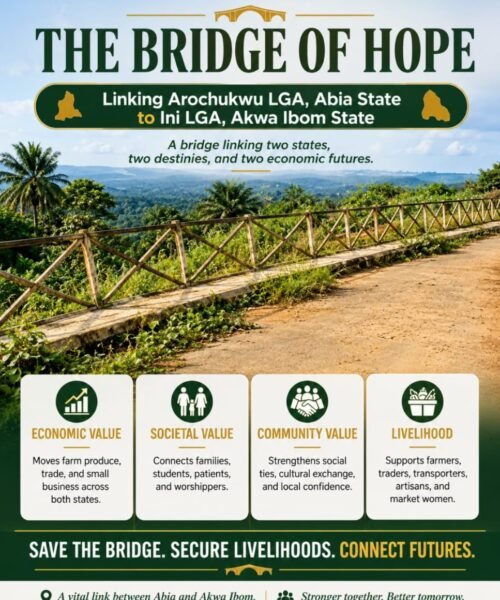 The Bridge Of Hope: Linking Two States, Two Destinies And Two Economic Futures – By Prof Chukwuemeka Ifegwu Eke