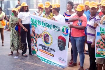 Akaekpuchionwa Movement, Amaekpu Ohafia Chapter Holds Solidarity March For Ikenna Ukwa